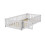 (Single, White) Kids Single Bed Frame, Padded Headboard with Wood Slat Support Base 9