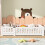 (Single, White) Kids Single Bed Frame, Padded Headboard with Wood Slat Support Base 4