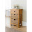 Wiltshire Oak Console Table with Storage Baskets 1