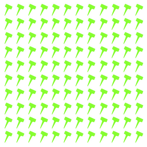 120 Stück-Fluoreszierendes Grün