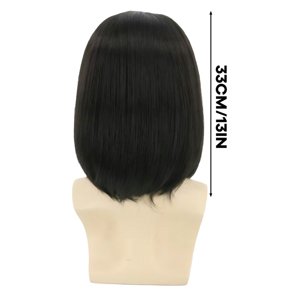 Reach-Tools (Black, A) Short Bob Wig For Photography & Stage (13\")