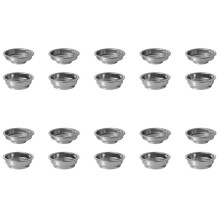 20PCS Stainless Steel 58mm Coffee Tea Filter Basket for Espresso Coffee Machine Accessories Pressurized Powder Bowl