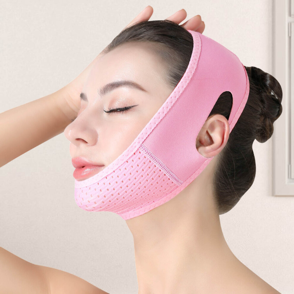 Reach-Tools (Pink) V Line Face Mask - Anti-Wrinkle & Firming Strap