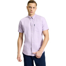 (3XL, Purple) Ben Sherman Mens Signature Oxford Short Sleeve Shirt