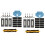 2X for  Deebot OZMO 930 Sweeping Robot Accessories, Main Brush Side Brush, HEPA Filter, Rag Mop 1