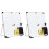 2X Small Desktop Dry Erase Board Portable Small Magnetic Double Sided Whiteboard Easel 1