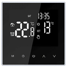 2X ME81H Thermostat Digital Temperature Controller Circulation Programmable Electric Underfloor Heating