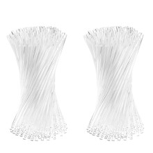 200 Pieces 6 Inch Acrylic Lollipop Sticks Clear Reusable Acrylic Rods for Making Lollipops Cake Pops Candies Chocolates