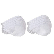 10 Pcs Steamer Mesh Mats, Reusable Non-Stick Round Steamer Pad, Steamed Buns Baking Pastry Mat, 40cm in Diameter