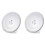 2X Placa de Micro-Ondas de 9,6 Polegadas Prato de Micro-Ondas Sobressalente Durável Placa Giratória Universal de Micro-Ondas Placas de Vidro Redondo 1