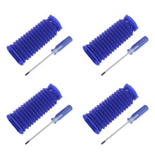 4X para V6 V7 V8 V10 V11 Succión de Rodillo de Terciopelo Suave Reemplazo de Manguera Azul para Limpieza del Hogar Accesorios de Aspiradora