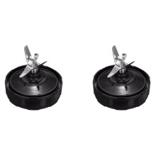 2X 7 Fins Blender Blade Part Juicer Case Mixer Spare Assembly for Nutri Pro Auto-IQ Juicer Knife Holder