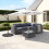 Charles Bentley Charles Bentley Rattan Corner Sofa & Coffee Table - Grey 6