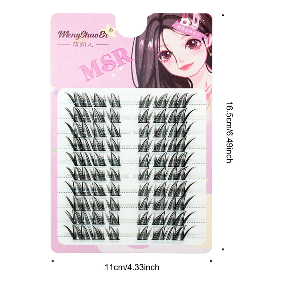 Creation-3C Wispy Cluster Lashes 10-13Mm, All Day Comfort