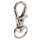 120 Pieces Key Ring Clip Hooks Twist Locks Lanyard Snap Hooks with Split Key Rings (Silver) 4
