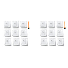 2Set DammpåSar för Cecotec Conga 2290 Ultra Hemdammsugare Reservdelar Självtömmande PåSar Byte Av LåDa