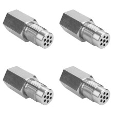 4pcs M18x1.5 Oxygen Sensor Adapter Stainless Steel O2 Sensor Expander O2 Sensor Extension Connector Car Accessories