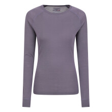 (16 UK, Dusky Purple) Mountain Warehouse Womens/Ladies Merino II Thermal Top