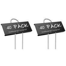 80-Pack Metal Plant Labels Garden Markers Reusable Nursery Tags for Vegetables Herb Flower Seed Greenhouse