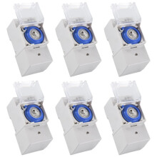 6X SUL181H Mechanical Timer 24 Hours Relay Electrical Programmable Timer 24 Hour Din Rail Timer