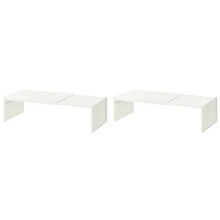 2X Retractable Kitchen Cupboard Organizer - Space-Saving Closet Rack, Wardrobe Makeup Cabinet Holder, Storage Shelf