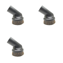 Replacement Round Dusting Brush Soft Bristle 35mm for T7 T11 T14 NT20 NT30 Vacuum Attachment 3PCS