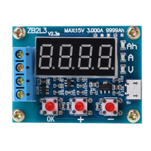 5X 1,2 V-12 V Batteriekapazitätsmesser Entladetester Analysator 18650 Lithium-Ionen-Lithium-Blei-Säure-Batteriekapazitätsmesser