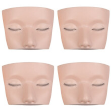 4X 3 Layers Lashes Mannequin for Practice Lash Makeup Tool Extensions Eyelashes Grafting Training Tool