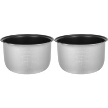 2X Rice Cooker Inner Pot Replacement: 5 Cup Non-Stick Alloy Inner Insert for Home Cooking -for Aroma for Rice Cooker
