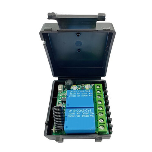 433Mhz Wireless Remote Control  AC85-265V Wide-Voltage 2-Channel Controller for Garage Door Curtain Light 2