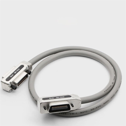 Shielded GPIB Cable IEEE-488 Cable W/ Stackable GPIB Connectors 2M GPIB Cord Cable 2
