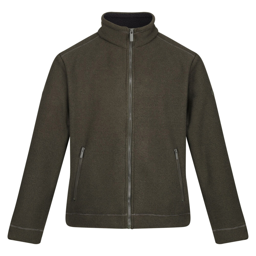 Regatta (L, Dark Khaki) Mens Garrian Ii Full Zip Fleece Jacket