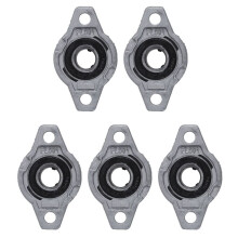 5X FL001 Zinc Alloy 12mm Bore Self Aligning Pillow Block Bearing Flange