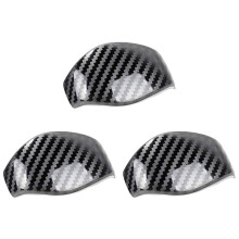 3X ABS Carbon Style Interieur Schaltknauf Protector Cover Trim Aufkleber für 2016 2017 2018 2019 10. Gen Automatikgetriebe