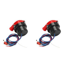 2X Universal Loud Horn Electronic Turbo Car Fake Dump Valve Turbo Blow Off Valve Sound Electric Turbo Blow Off
