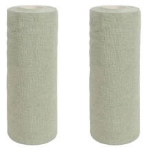 40X Reusable Cleaning Wipe Household Microfiber Towel Rolls Dish Rags Wash Paper Towel Replacement Green