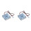 2X  12V Computer  Card Cooling Fan, Semiconductor Hard Disk Chip Heatsink , 4cm Aluminum Cooling Radiator 2