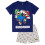 Super Mario (7-8 Years, Navy/Grey) Super Mario Boys Short Pyjama Set 1