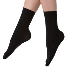 (12.5 UK-3.5 UK Child, Black) Silky Dance Girls Essentials Ballet Socks