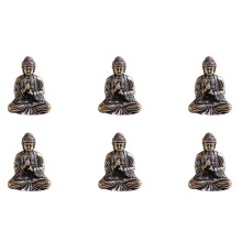 6X Buddha Statue Bronze Buddha Statue Chinese Buddhism Pure Copper Bronze Sakyamuni Buddha Statue