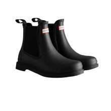 (11 UK, Black) Hunter Mens Commando Chelsea Boots