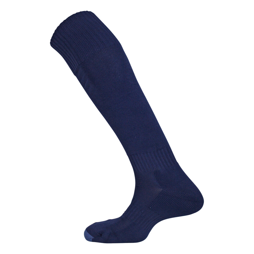 Mitre (9 Uk Child-12 Uk Child, Navy) Childrens/Kids Mercury Plain Football Socks