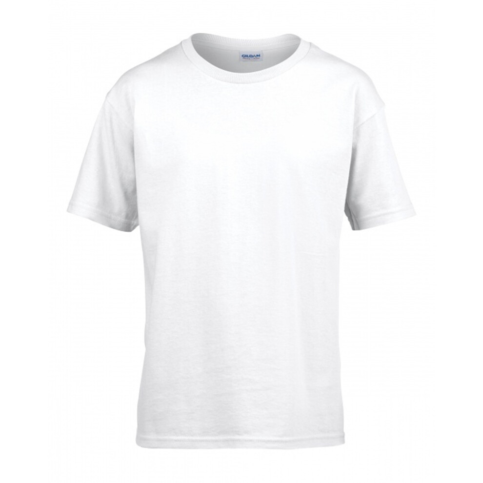 Gildan (3Xl, White) Mens Softstyle T-Shirt