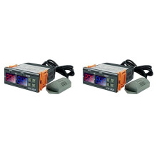 2X Dual Display Temperature and Humidity Controller STC-3028 10A AC110-220V, Intelligent Digital Thermostat
