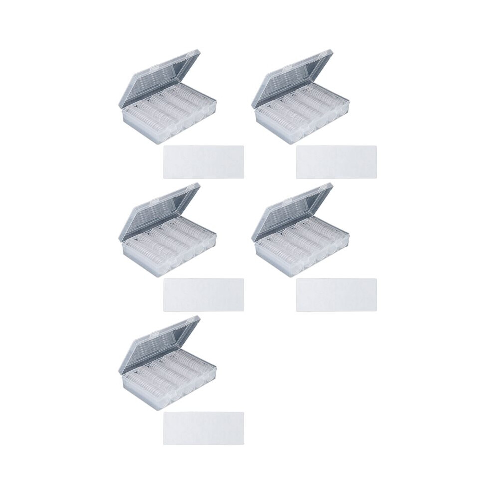 500Pcs 30 Mm Coin Capsules Ps Round Coin Holder Case And 6 Sizes (19/20/22.25/25/27/30Mm) Protect Gasket 6031791482328