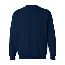 (M, Navy) Gildan Childrens Unisex Heavy Blend Crewneck Sweatshirt (Pack Of 2)