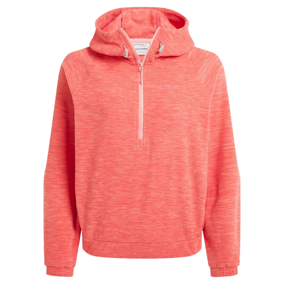Craghoppers (18 Uk, Coral Reef) Womens/Ladies Esk Half Zip Fleece Top