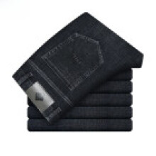 (Black,40)Jeepspirit Mens Midwaist Cotton Pants With Micro Elastic For Use Casual