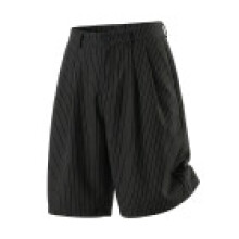 (Black,XXL)Trendy Men Shorts With Elastic Waist And Classic Design For Casual Spring Outfits