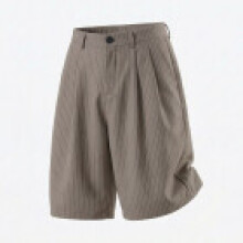 (Oatmeal,XXXL)Trendy Men Shorts With Elastic Waist And Classic Design For Casual Spring Outfits